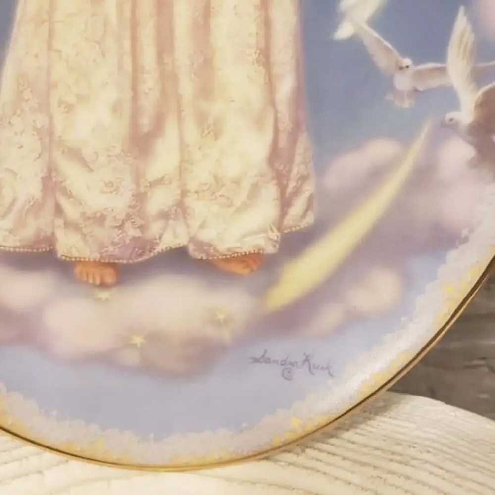 Wings Of Wonder Plate by Sandra Kuck #2624 From On Angels Wings Collection 1999